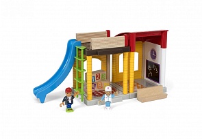 Игровой набор - Школа, 22 предмета (Brio, 33943)